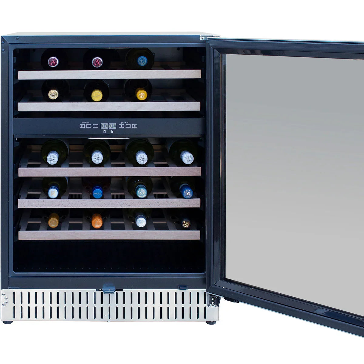 Summerset 24" Outdoor Rated Dual-Zone Wine Cooler.