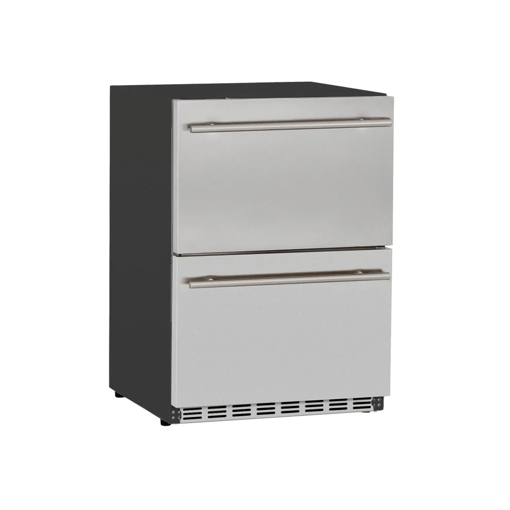 Summerset 24" Outdoor Rated Double Drawer Refrigerator