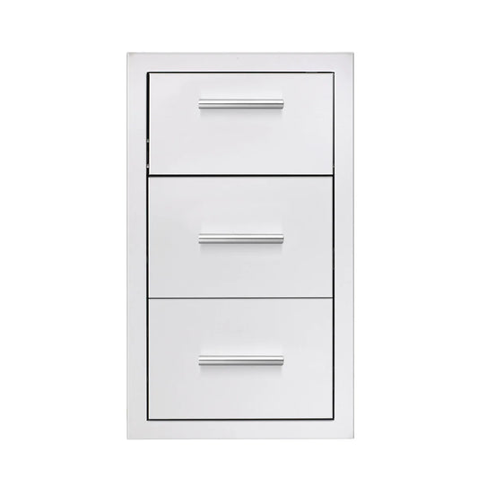 Summerset 17" Vertical 2-Drawer & Paper Towel Holder Combo