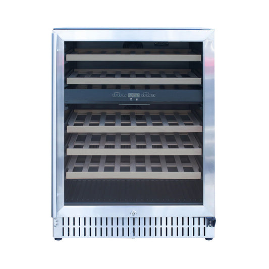 Summerset 24" Outdoor Rated Dual-Zone Wine Cooler