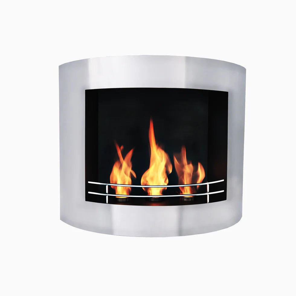 The BioFlame Prive Wall Mount Fireplace