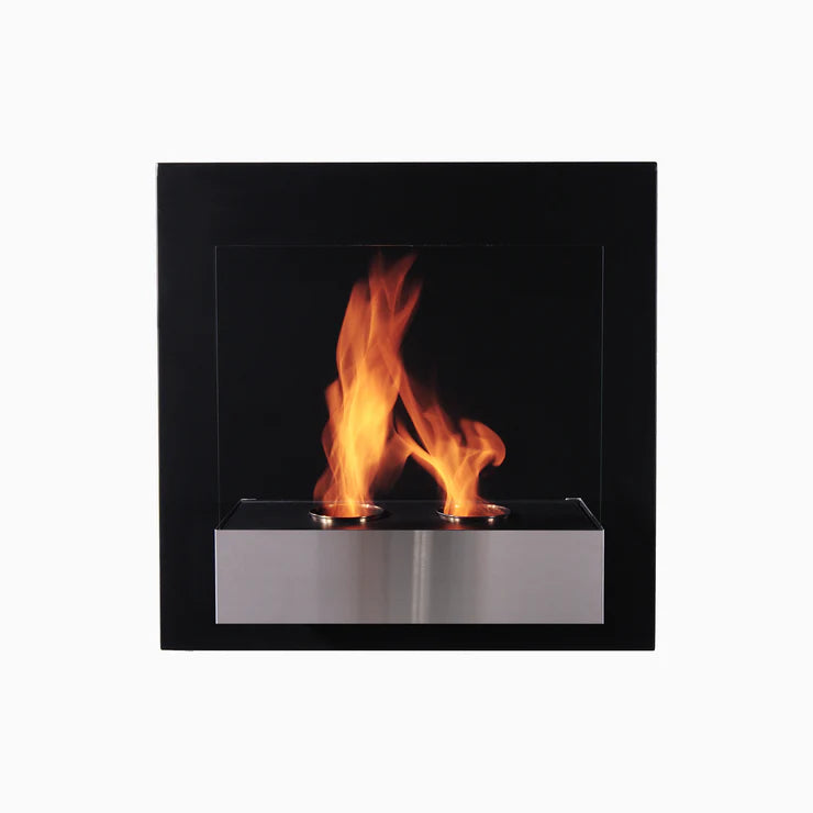 The BioFlame Pure Wall Mount Fireplace