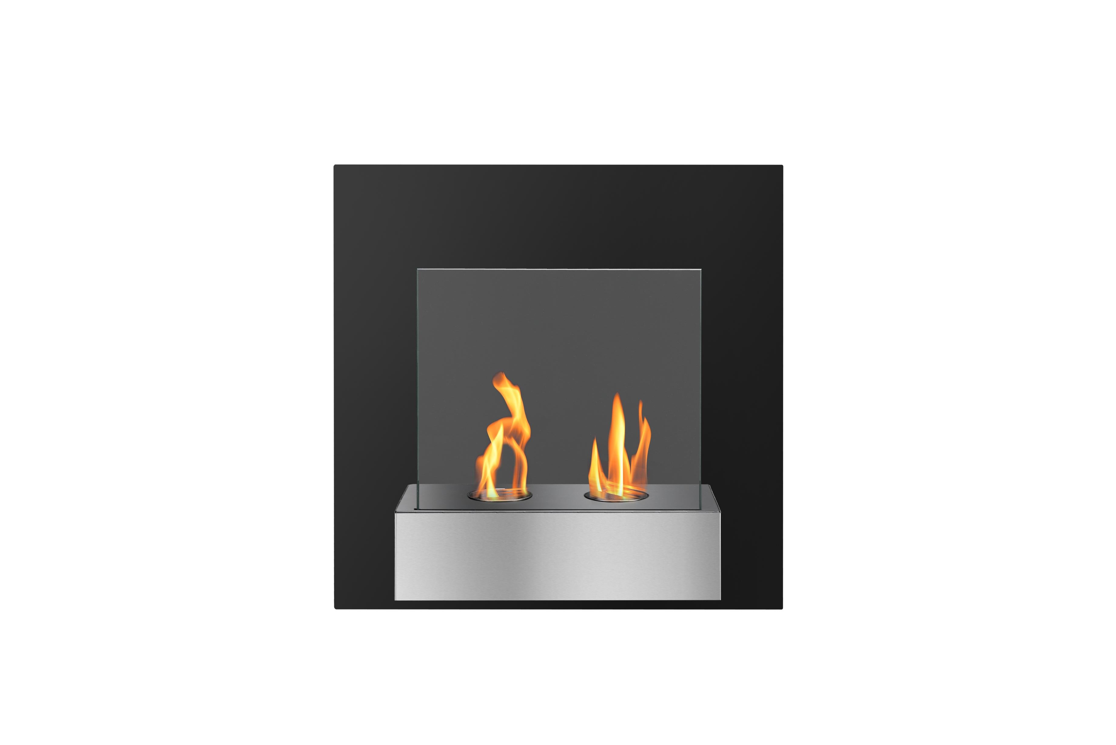 The BioFlame Pure Wall Mount Fireplace