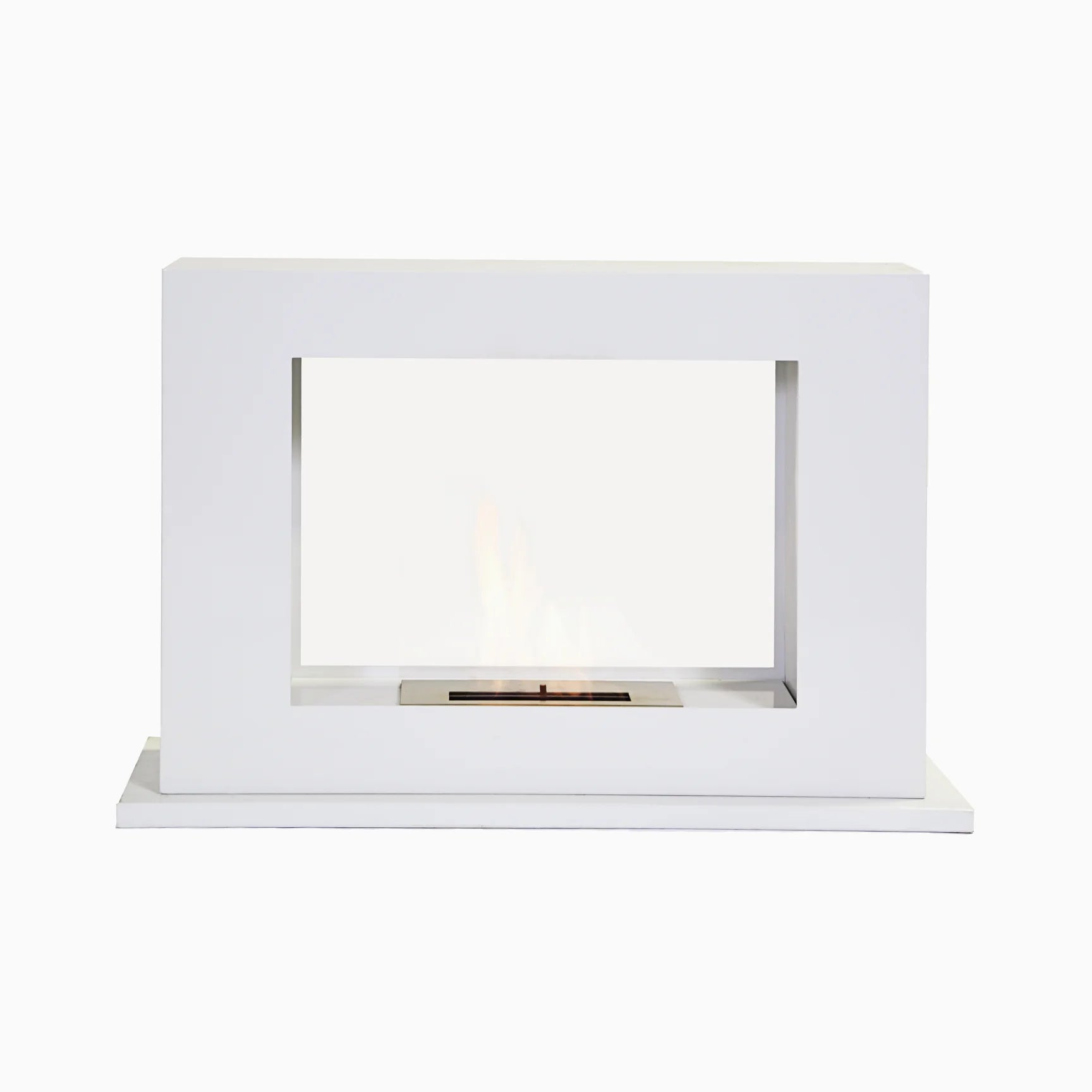 The BioFlame Rogue 2.0 DS (Double Sided) Free Standing Fireplace