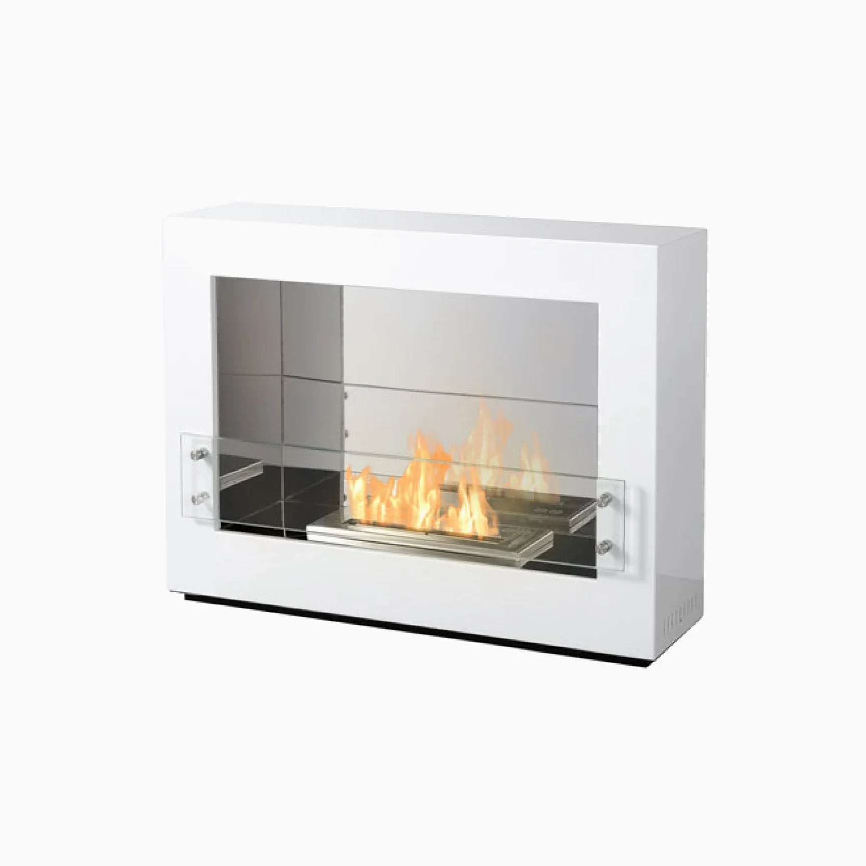 The BioFlame Rogue 2.0 SS (Single Side) Free Standing Fireplace