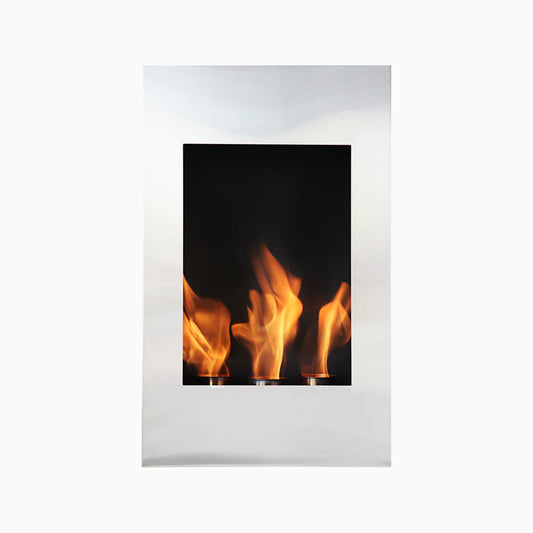 The BioFlame Xelo Wall Mount Fireplace