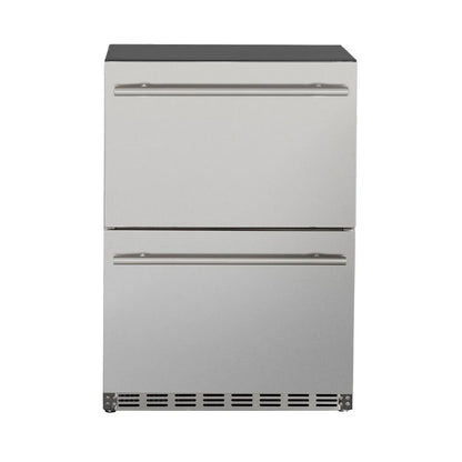 Summerset 24" Outdoor Rated Double Drawer Refrigerator