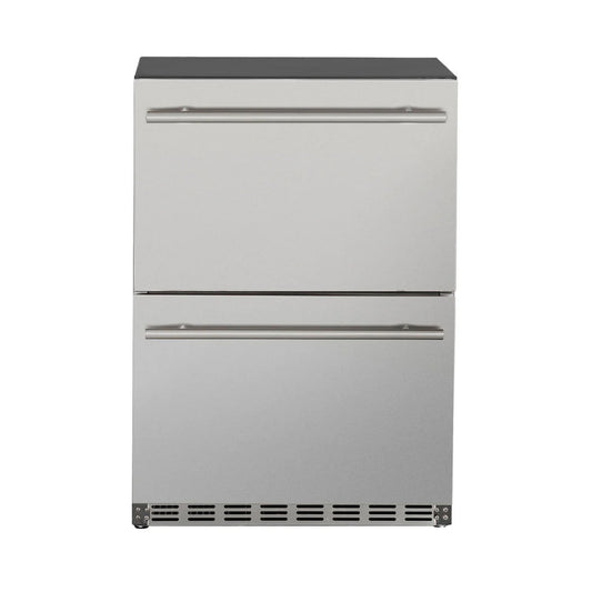 Summerset 24" Outdoor Rated Double Drawer Refrigerator