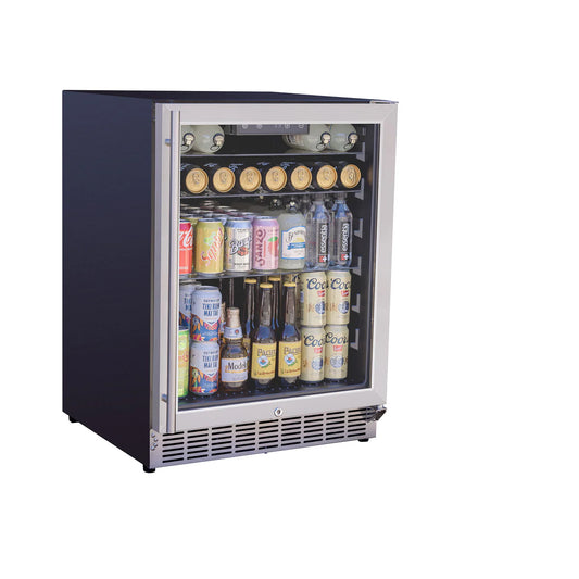 Summerset 24" Outdoor Rated Refrigerator w/Glass Door